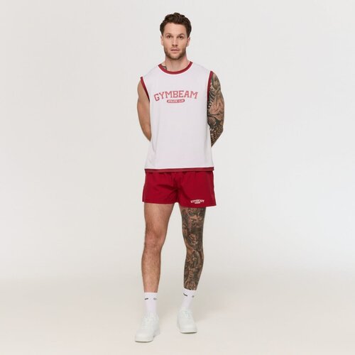 GymBeam Varsity Shorts Red XXXL Slike