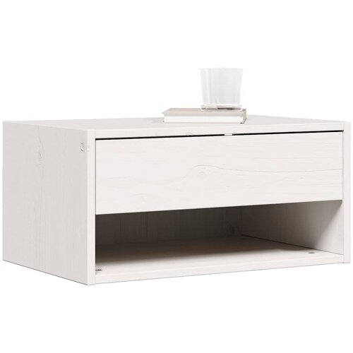  Noćni ormarić 2 pcs Bijelo 50 x 32,5 x 24 cm Masivna borovina Slike