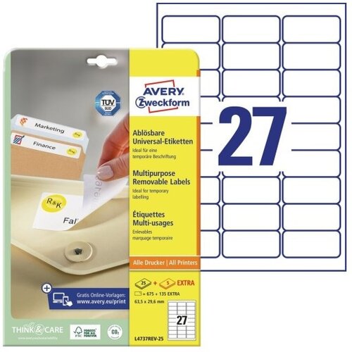 Zweckform Etikete l4737 1/25 Cene