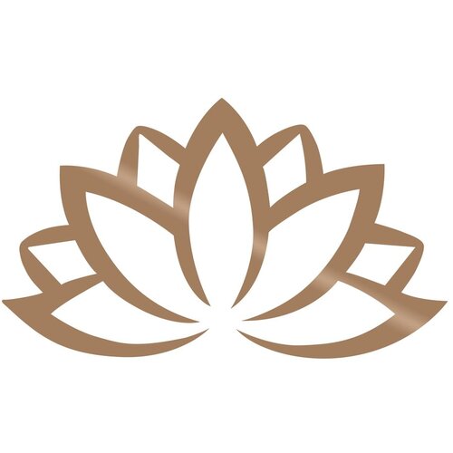 Wallity Stenska dekoracija v zlati barvi Wallity Lotus Cene