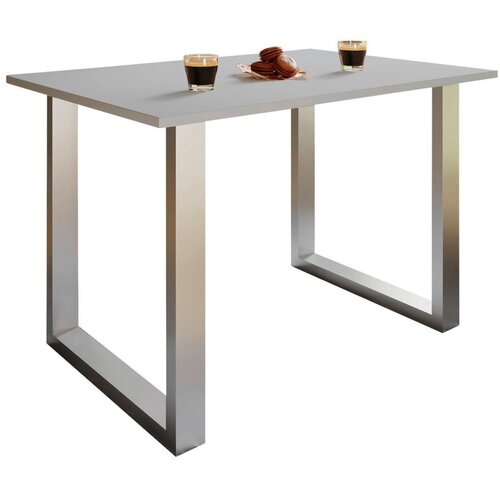 MID.YOU Jedilna Miza Xona, Antracit, Srebrna, 80x50cm Slike
