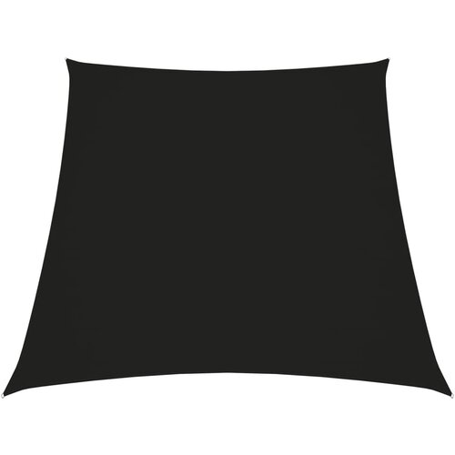 vidaXL Senčno jadro oksford blago trapez 4/5x3 m črno Cene