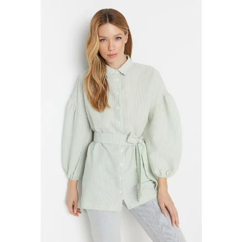 Trendyol Shirt - Green - Relaxed fit