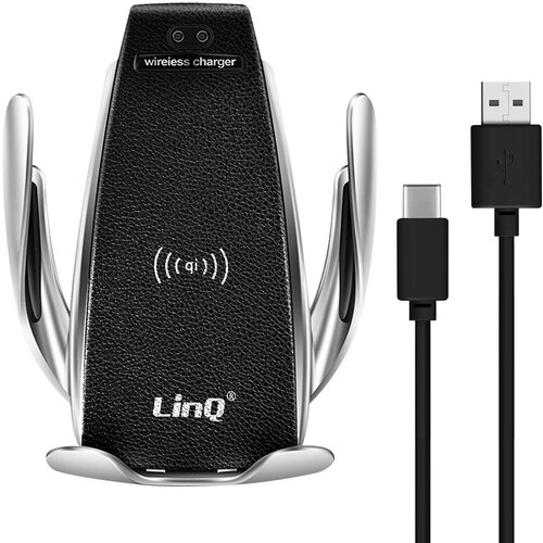 LINQ Avtomobilsko držalo za pametni telefon od 3,5 do 6,5 palcev z 10 W brezžicnim polnilnikom QI - (20649893) Slike