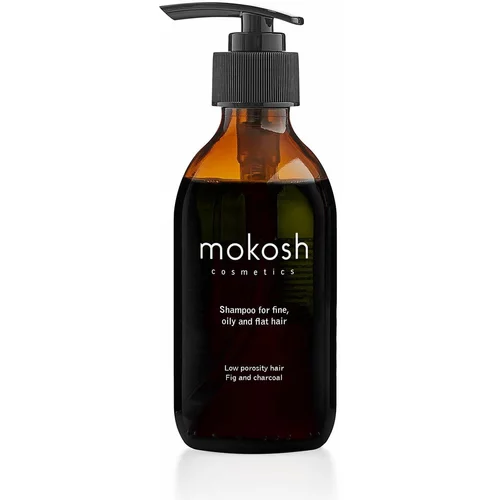 MOKOSH Šampon za tanku, masnu kosu bez volumena Figa & Węgiel 200 ml