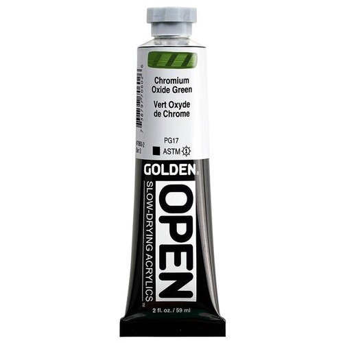  GOLDEN OPEN akrilna boja koja se sporo su&amp;scaron;i 59 ml | 7060 Chromium Oxide Green Slike