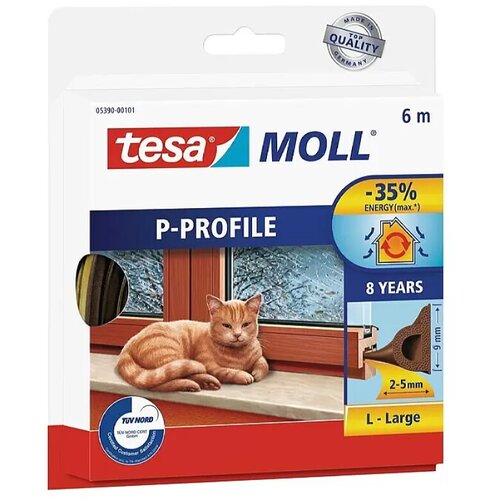 Tesa Tesnilni trakovi P Profil (6 x 9 mm, rjavi) Cene