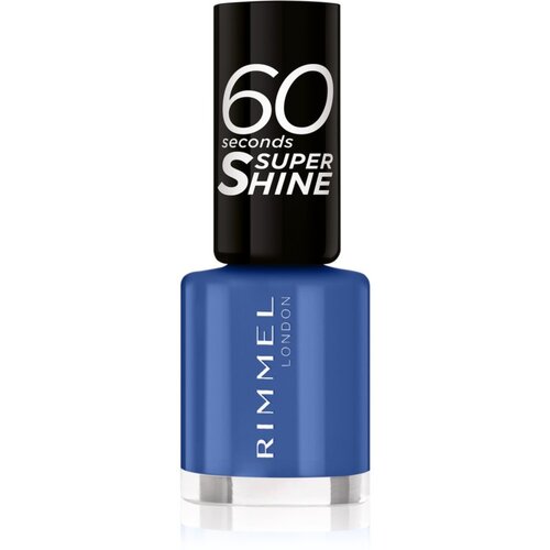 Rimmel London 60 Seconds Super Shine hitro sušljiv lak za nohte 8 ml odtenek 828 Danny Boy, Blue! Cene