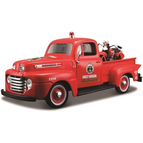 Maisto auto 1:24 1948 ford F-1 pickup + 1:24 1936 el knucklehead 32191 Cene