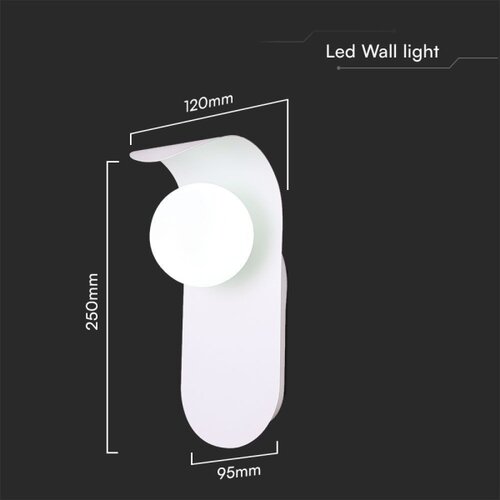  Zidna lampa 1xG9/5W/230V bela Slike