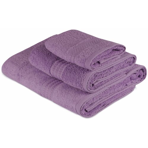 rainbow - Lilac Lilac Towel Set (3 Pieces) Slike