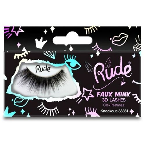 Rude Cosmetics veštačke trepavice essential faux mink 3D | šminka Slike