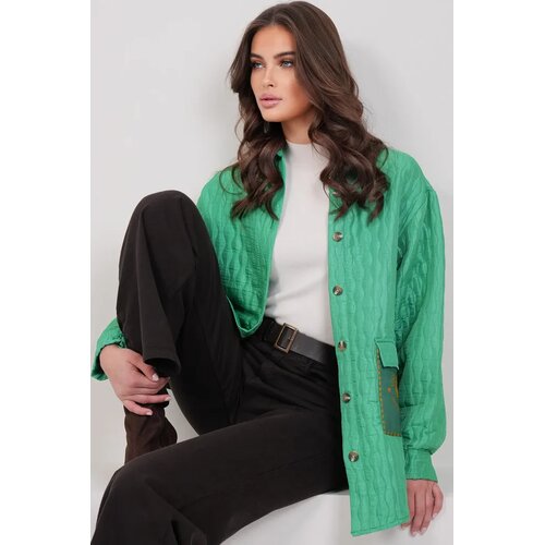 Trend Alacati Stili Ženska jakna Alc-X14986, Zelena Slike
