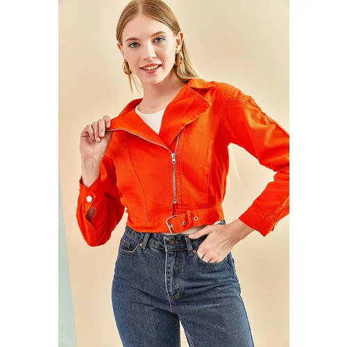 Bianco Lucci Jacket - Orange - Regular fit