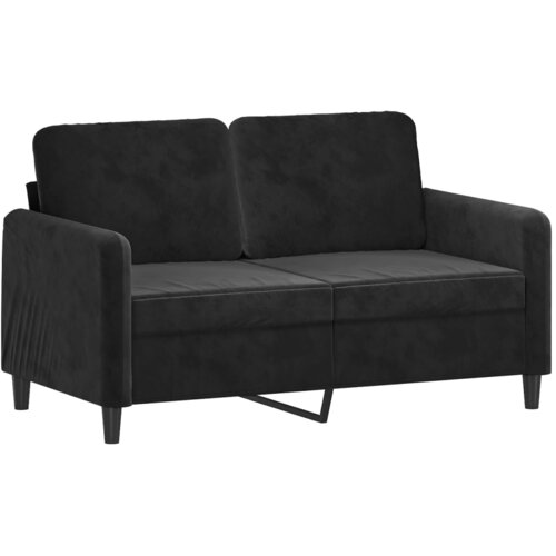 Maison Chic kavč - Sofa - Kanape dvosed črn 120 cm žamet, (21726674) Cene