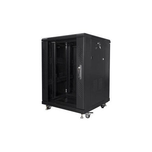 Lanberg FF01-6615-12B rack cabinet 15U Freestanding rack Black Cijene