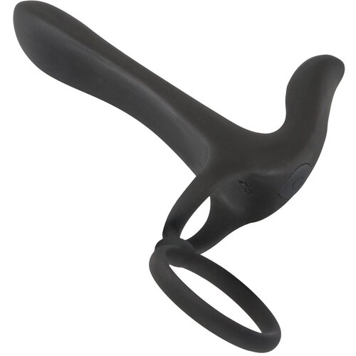 Black Velvets Vibrator za parove, 20 režima vibracije, 2 motora, 14cm Cene