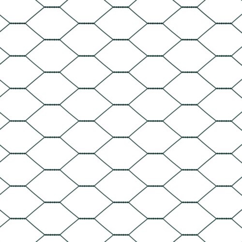 VidaXL &amp;Scaron;esterokutna Ograda Zelena 1.6x100 m Čelik, Stupovi Ograde 13 kom Zelena &amp;Oslash;32 mm 210 cm Galvanizirani Čelik Slike