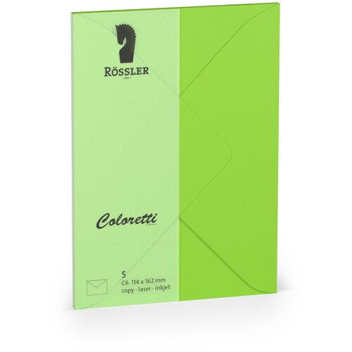 Grupo KUVERTA C6 MINISTAR COLORETTI 5 ENOT ZELENA PET, (20870658) Cene