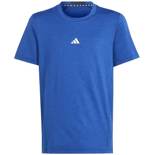 ADIDAS SPORTSWEAR Tehnička sportska majica crno plava / bijela