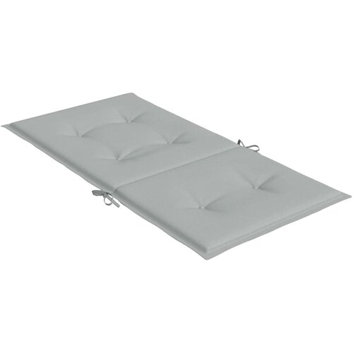  Jastuci za stolice 6 kom svjetlosivi 100x50x4 cm tkanina Slike