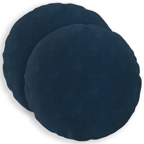  Presvlaka za jastuk 2 pcs HEERLEN Plava Ø 40 cm Mikrofibra Flis Cene