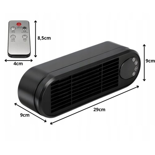  1000W električni LCD touch grelec s termostatom in daljincem Slike