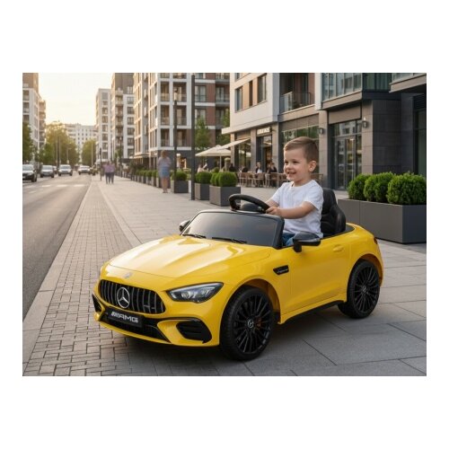  Mercedes &ndash; Benz AMG CLE 53 Žuti Dečiji Auto Licencirani Cene