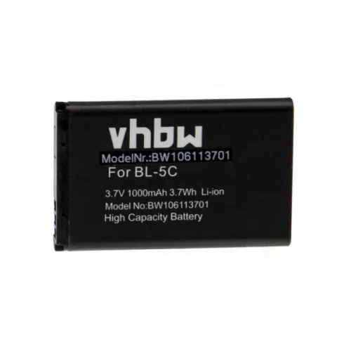 VHBW baterija za nokia 1100 / 2600 / 6600 / N70 / N71, 1000 mah