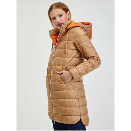 Orsay Light Brown Women's Winter Quilted Coat - Women