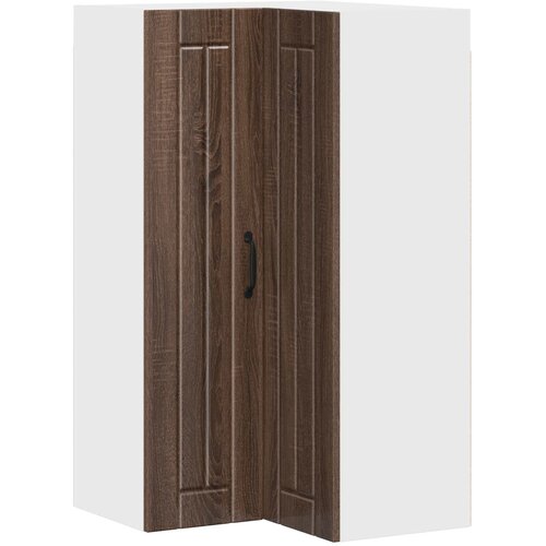  Zidni kutni ormar Lucca Smeđi hrast 57 x 57 x 100 cm Slike
