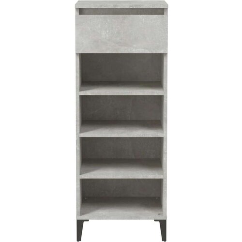 VidaXL stalak za cipele boja betona 40x36x105 cm konstruirano drvo Slike