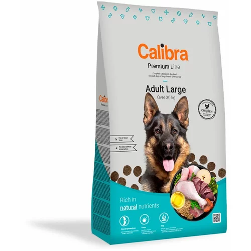 CALIBRA Dog Premium Line Adult Large, potpuna suha hrana za odrasle pse velikih pasmina teže od 30 kg, 3 kg
