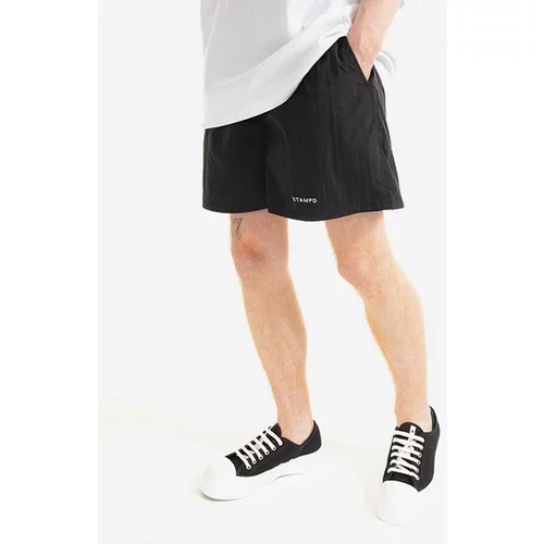 STAMPD Kratke hlače za muškarce, boja: crna, SLA.M2812SH-BLK