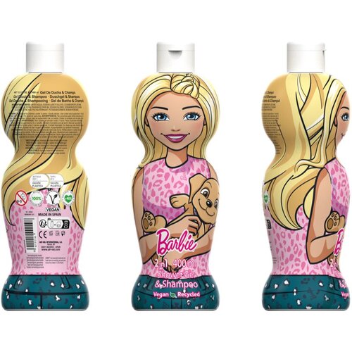 Barbie 2in1 blagi gel za tuširanje i šampon za djecu 400 ml Cijene