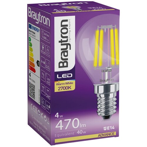  BRY ADVANCE 4W E14 P45 CLR 3000K LED SIJALICA Slike