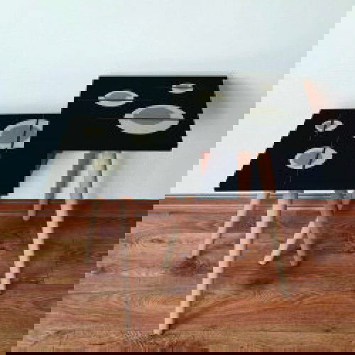 Hanah home set klub stočića 2Shp65, 2 komada, Crni Cene