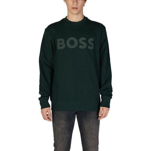Boss Puloverji JERSEY WE BASIC CREW 50487133 Zelena Cene