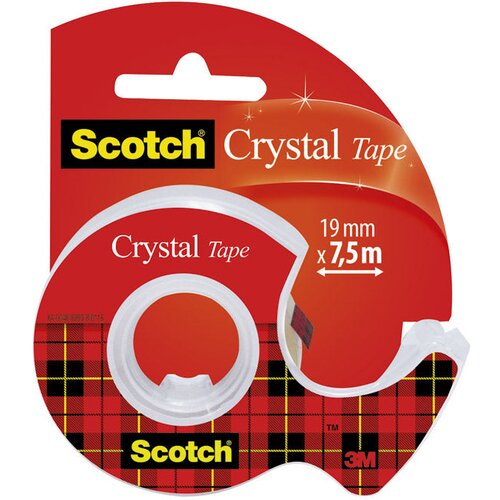  ljepljiva nevidljiva 19mm/ 7,5m scotch crystal 3m.blister Slike