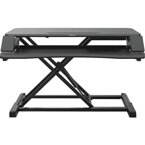 Fellowes delovna postaja za sedeče in stoječe delo corsivo™, vxšxg 110 x 800 x 615 mm, črne barve Cene