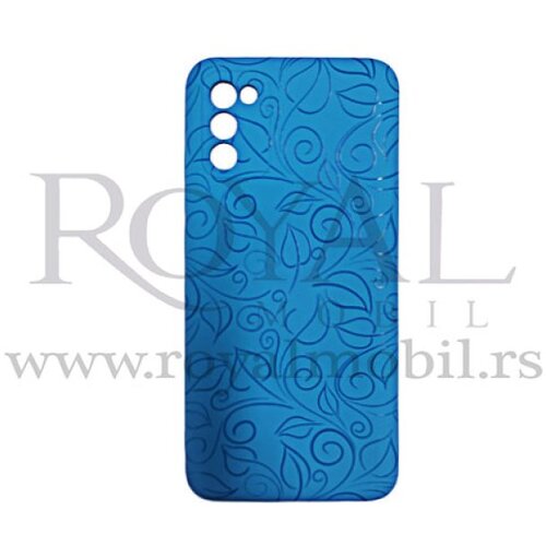  futrola soft print geometrik No14 za samsung A025 galaxy A02S plava Slike
