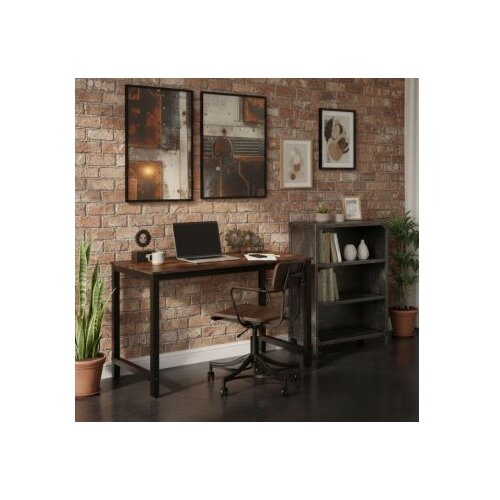 ModernHome Radni sto za računar 120 &amp;times; 60 cm, starinski orah Slike