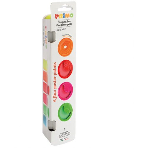 Boja TEMPERA GVA&Scaron; 25ML U ČA&Scaron;I 6 PRIMO 254TF6E FLUORESCENTNA * DO ISTEKA ZALIHA Cijene
