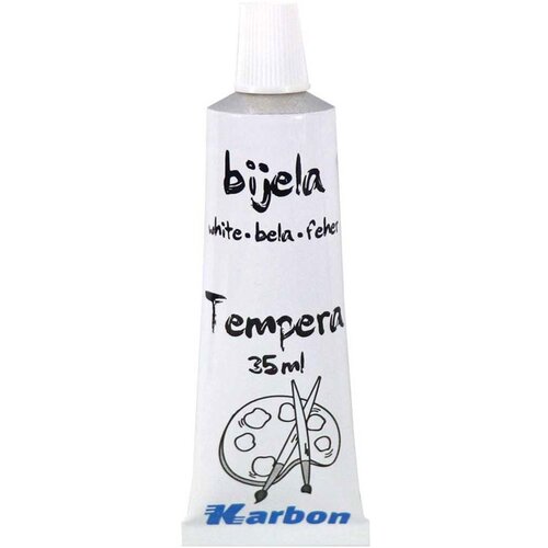 Karbon tempera barva v tubi, bela, 35 ml Cene