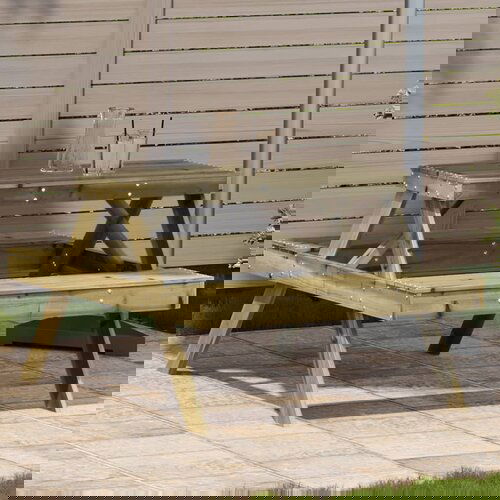 VidaXL Stol za piknik 105 x 134 x 75 cm od impregnirane borovine Slike