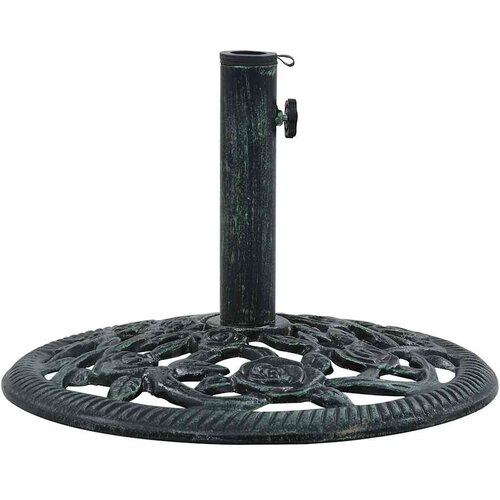  Stalak za suncobran zeleni 9 kg 40 cm od lijevanog željeza Slike