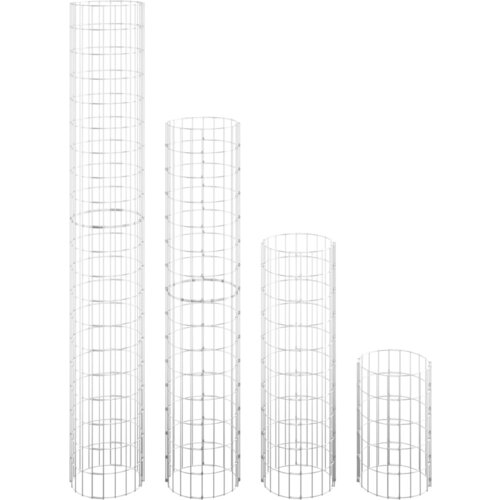  Kružne gabionske povi&amp;scaron;ene gredice 4 kom &amp;Oslash;30 x 50/100/150/200 cm Slike