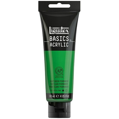 LIQUITEX Basics Akrilna boja (Trajno svijetlozelene boje, 118 ml, Tuba) Cijene