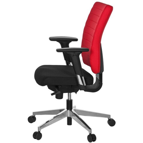MID.YOU Vrtljiv Stol Pro-tec 350, Črna, Rdeča Slike