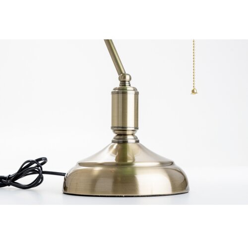  Brilagi - Stona lampa BANK OFFICE 1xE27/60W/230V mesing/plava Slike